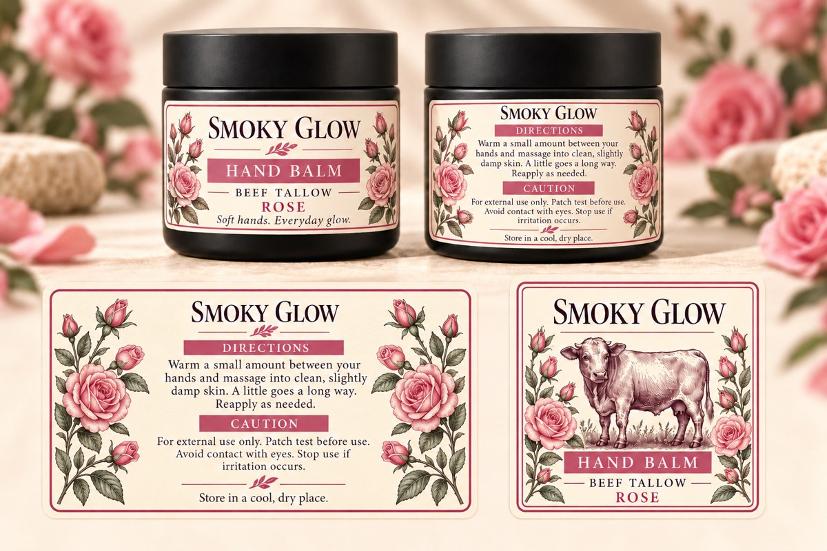 Rose Balm front jar